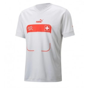 Lacne Muži Futbalové dres Švajčiarsko MS 2022 Krátky Rukáv - Preč